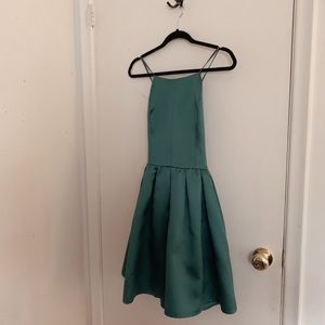 Emerald green formal dress